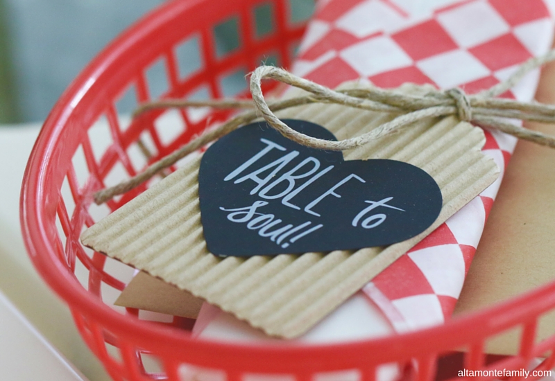 Summer Cookout Ideas - Place Card Holder