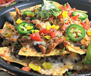 Ultimate Chicken Nachos with Smoked Gouda Cheese - Hungry Friday Featured Recipe