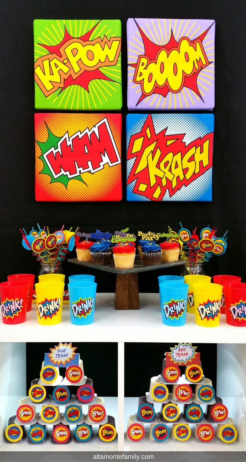 Back To School Superhero Party Ideas