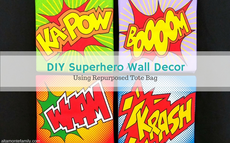 DIY Superhero Wall Decor Foamology Craft Ideas