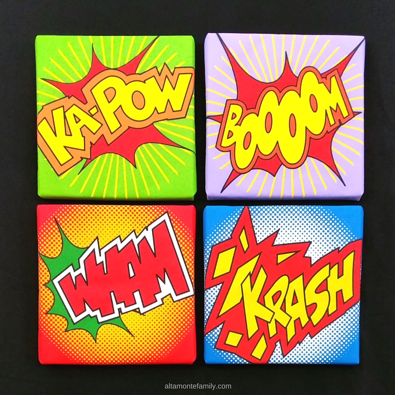 Foamology Wall Art Ideas - DIY Superhero Decorations