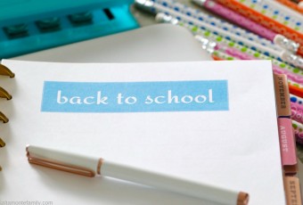 Free Back To School Planner Printables for The Happy Planner