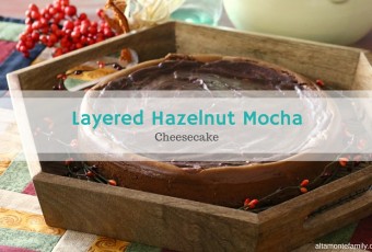 Layered Hazelnut Mocha Cheesecake Recipe