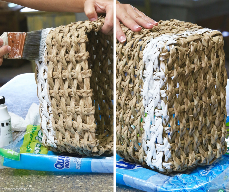 Basket with tubes of toilet paper (Recycle) Ecobrisa DIY 