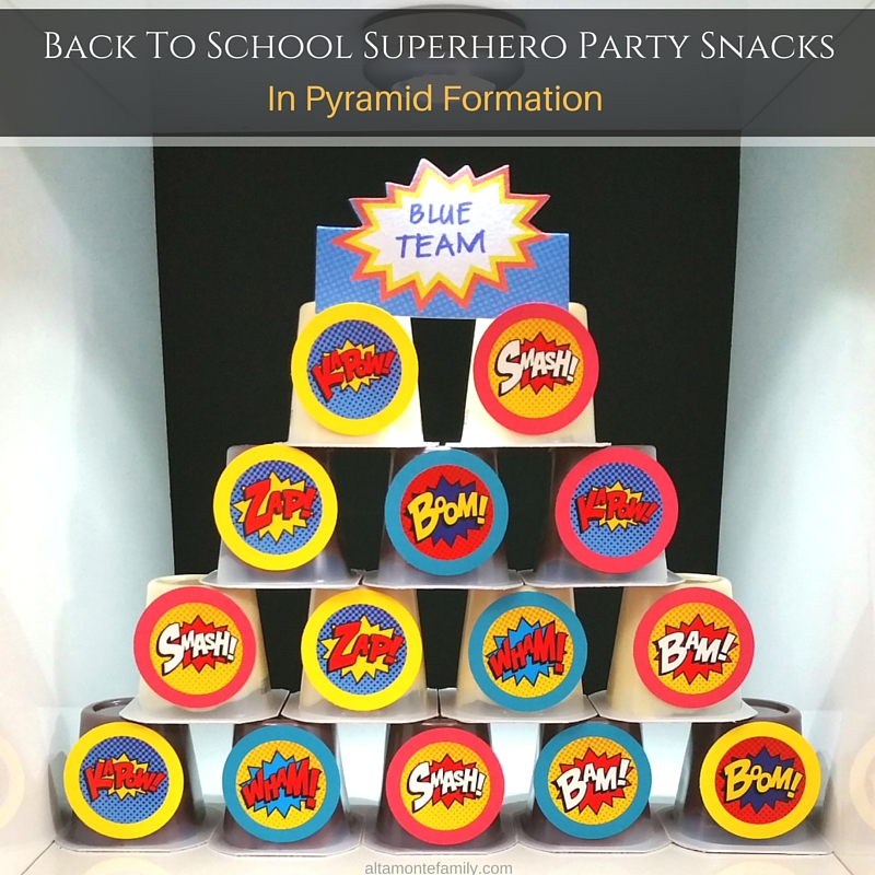 Superhero Party Snack Ideas - Back To School