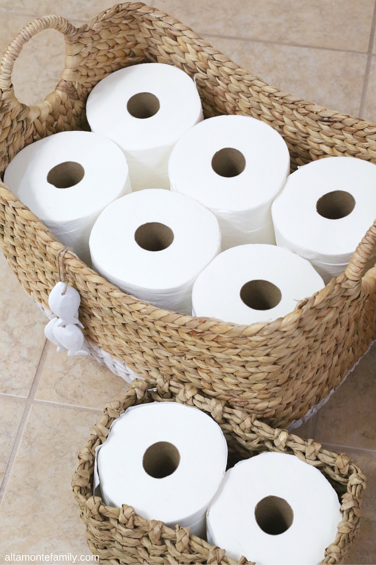 Toilet Paper Storage Basket Ideas