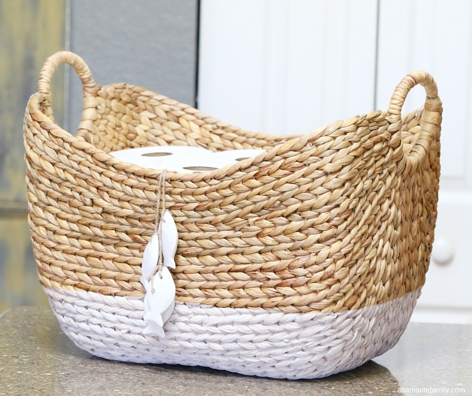 basket for toilet paper