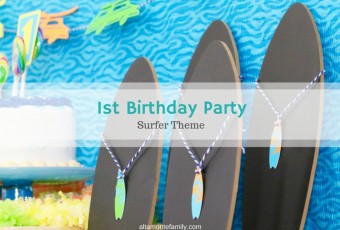 First Birthday Party Ideas for Boys - Surfer Theme