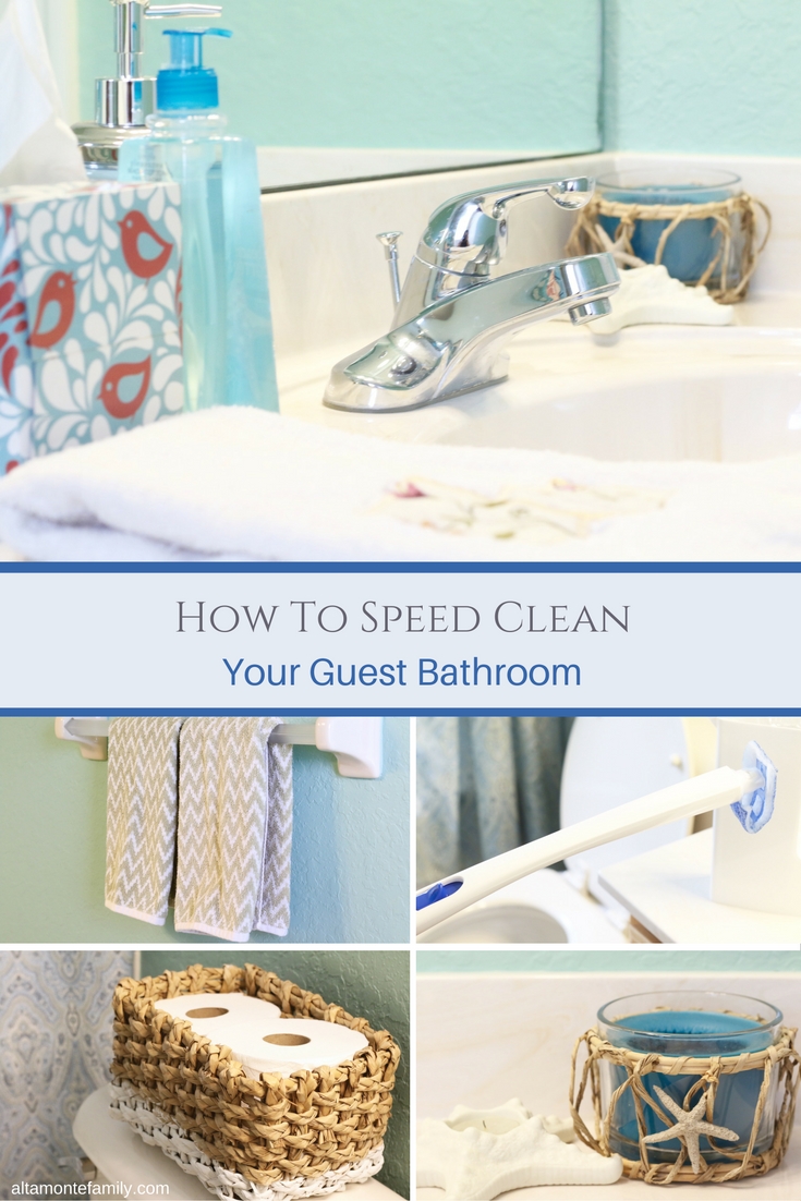 Tips and Tricks for Speed Cleaning Your Guest Bathroom