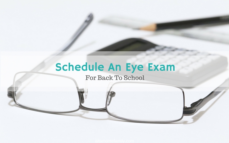 Schedule An Eye Exam For Kids For Back To School - Think About Your Eyes