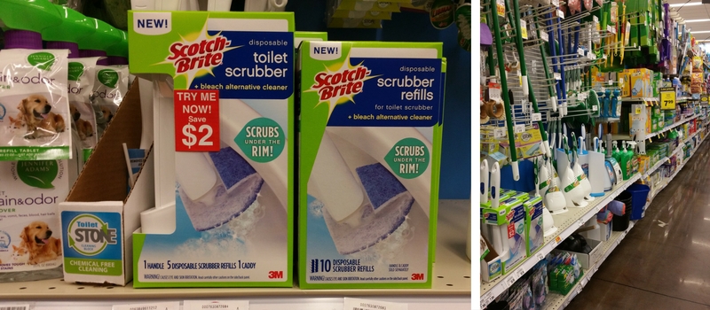 Scotch Brite Disposable Toilet Scrubber at Kroger - #CollectiveBias