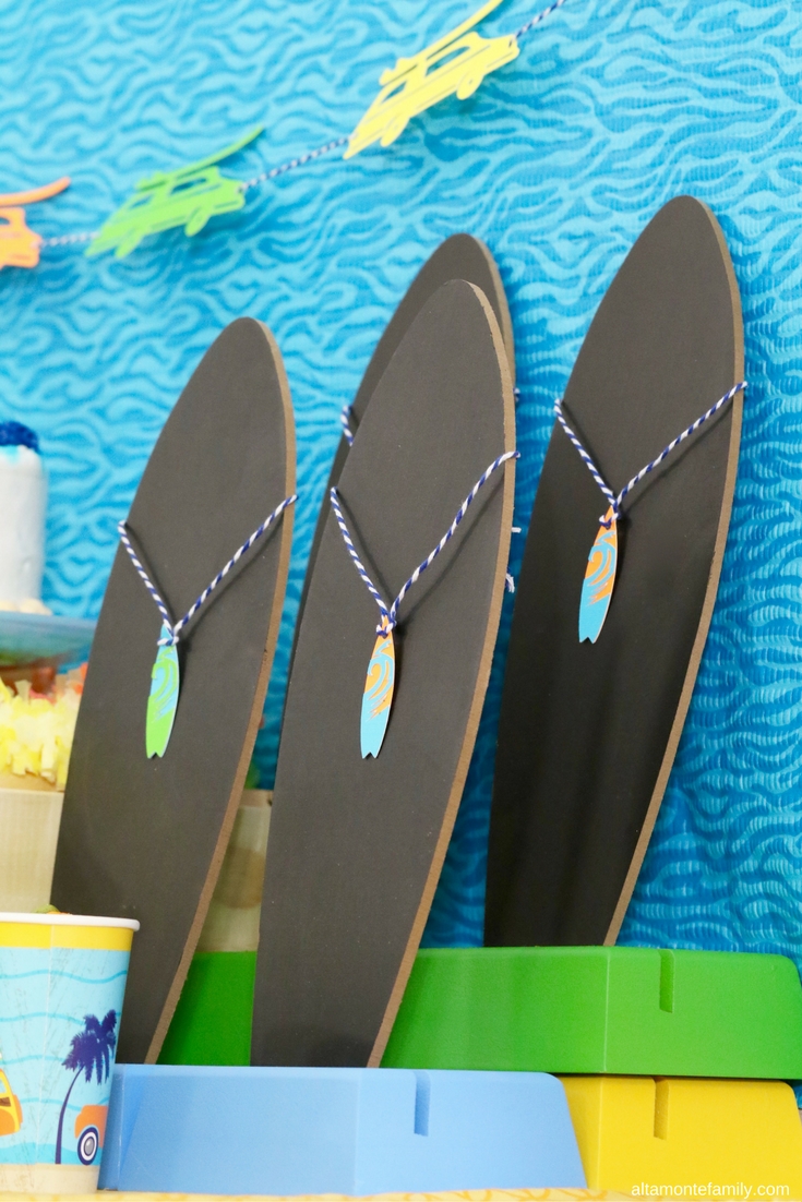 Surfer Birthday Party Ideas - Boys Beach Theme