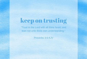 Proverbs 3:5 KJV Christian Devotion