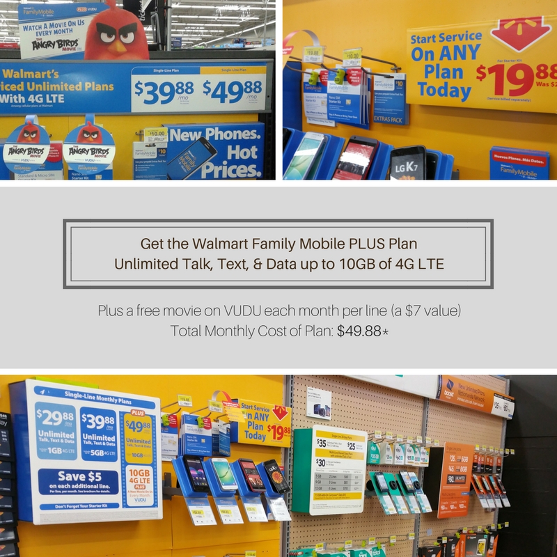 Walmart Family Mobile Plus Plan Details