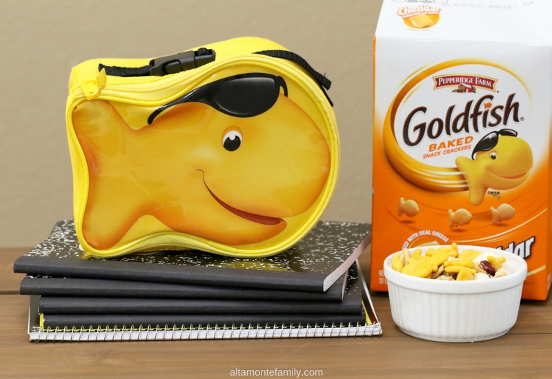 After School Snack Ideas with Goldfish Crackers Trail Mix