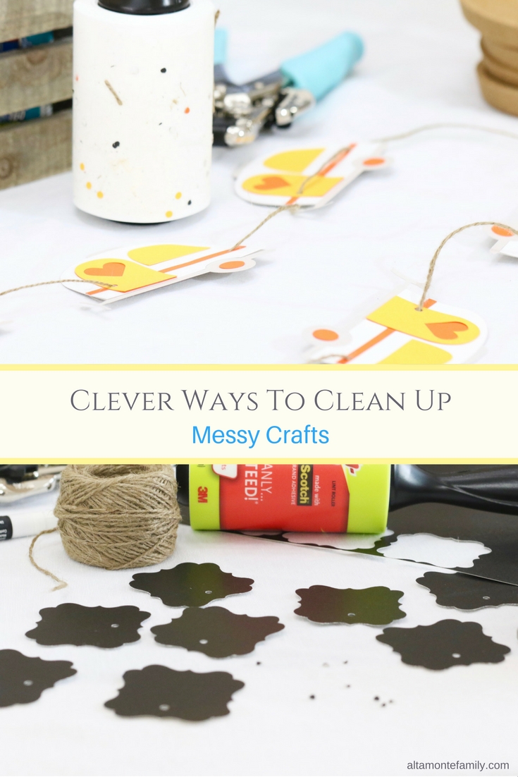 Clever Way To Clean Up Messy Crafts - Tutorial