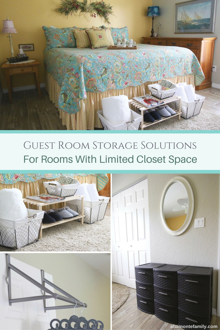 Easy Guest Room Storage Solutions and Ideas for Rooms with Small Closet Space