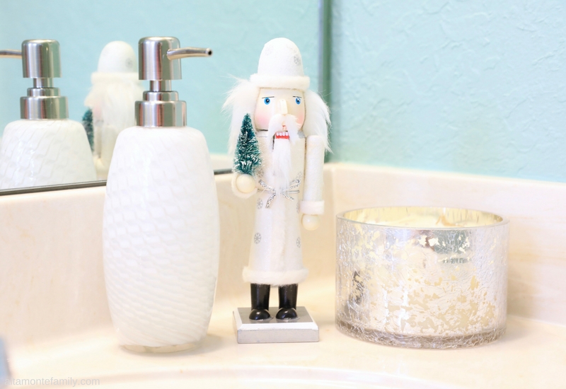 Holiday Decorating Tips For The Guest Bathroom - Nutcracker Theme