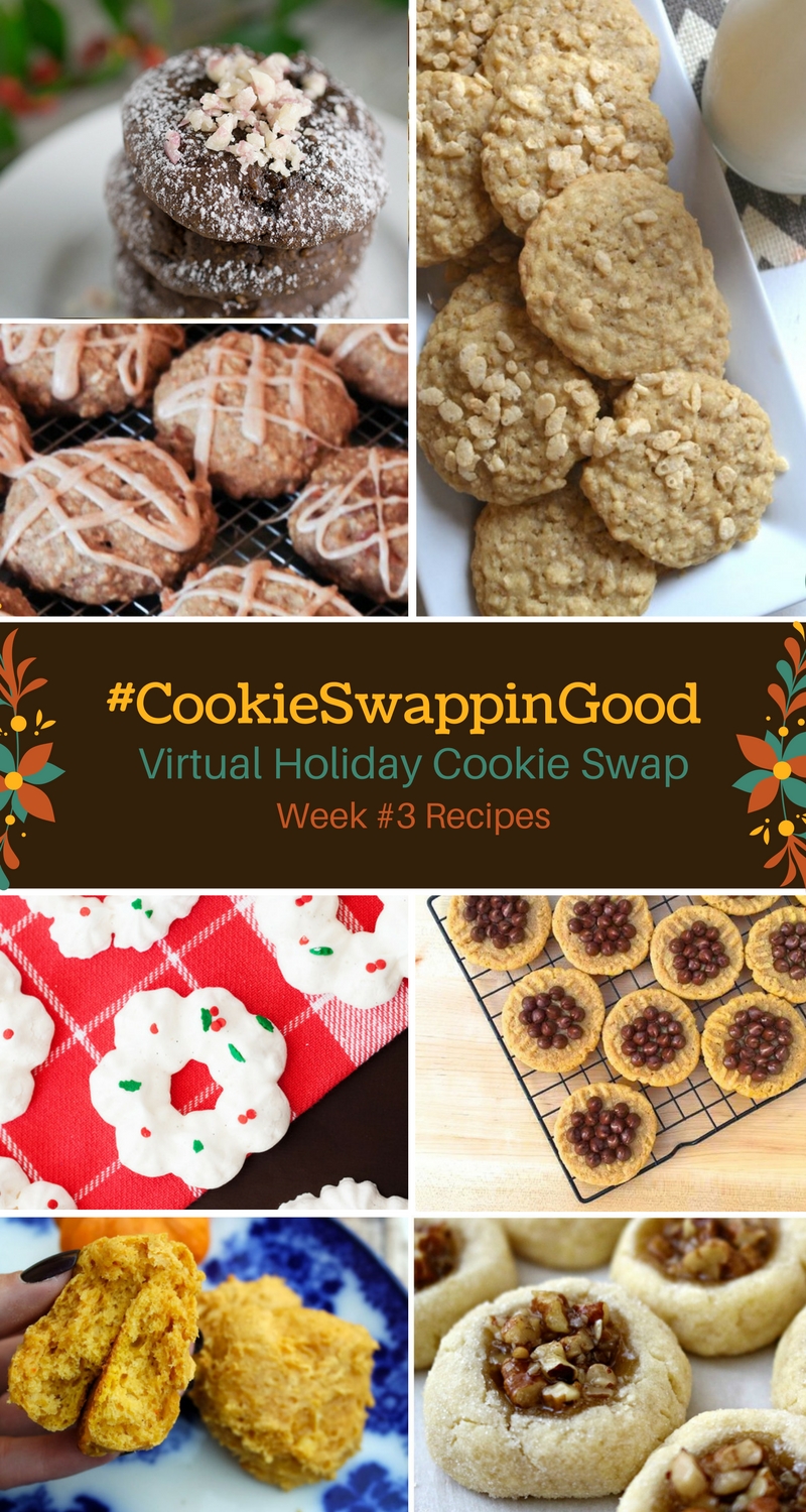 #CookieSwappinGood Week 3 Holiday Cookie Recipe Ideas - Virtual Cookie Swap