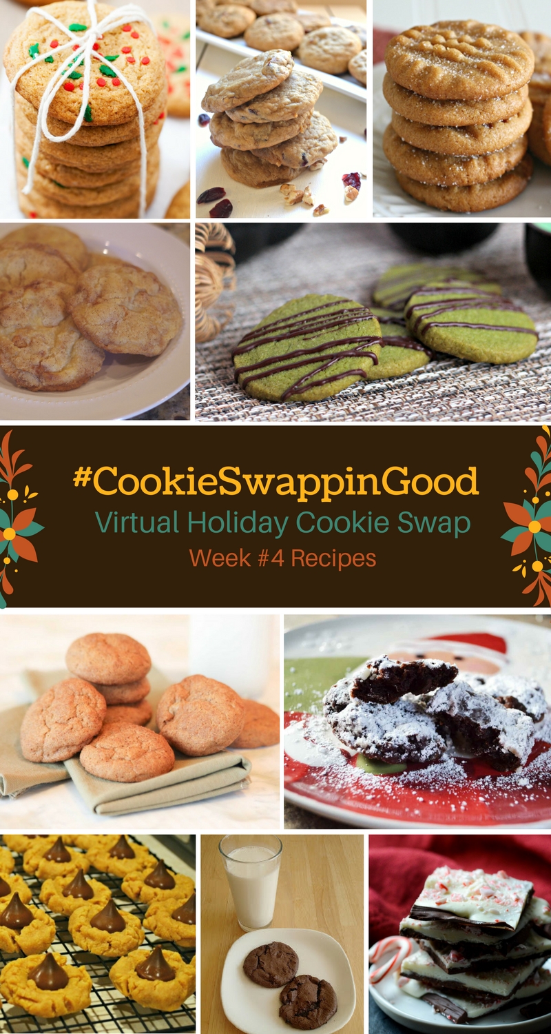 #CookieSwappinGood Week 4 Holiday Cookie Recipe Ideas - Virtual Cookie Swap