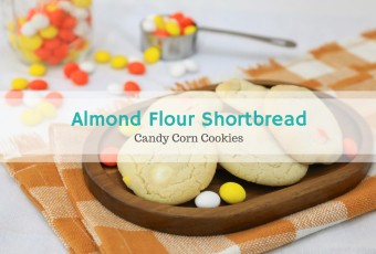 Almond Flour Shortbread Candy Corn Cookies - Gluten-Free Recipe