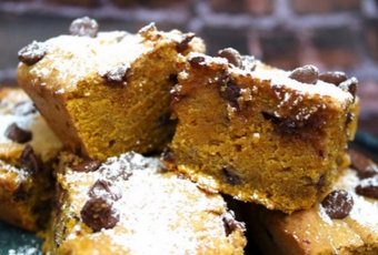Chocolate Chip Pumpkin Bars Recipe by Ever After In The Woods for #CookieSwappinGood 2016