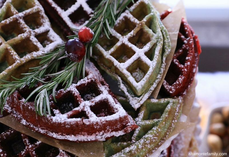 Christmas Waffle Recipe Ideas - Holiday Brunch Party Styling Tips