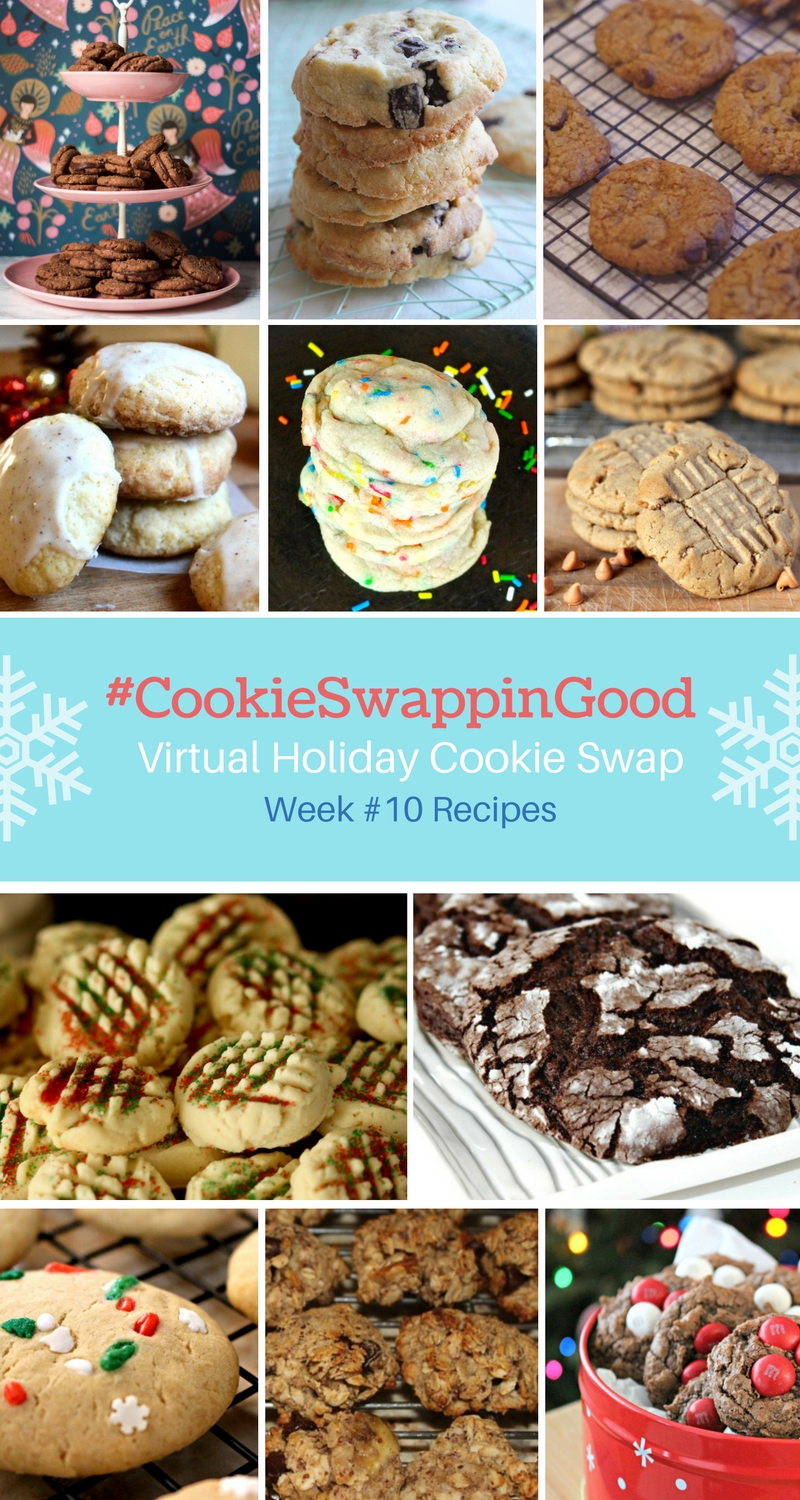 #CookieSwappinGood Week 10 Holiday Cookie Recipe Ideas - Virtual Cookie Swap