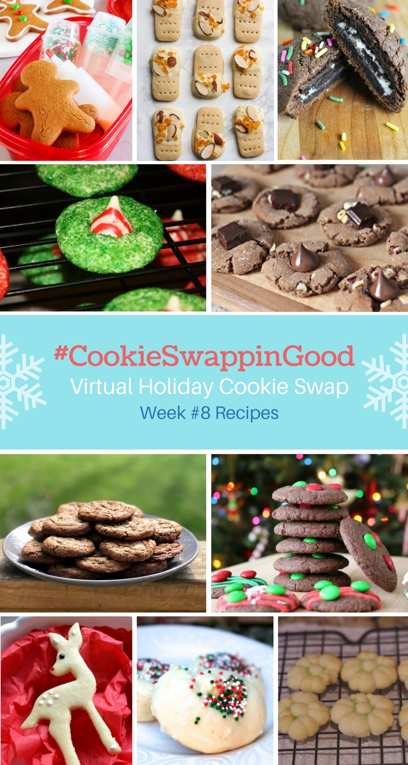 #CookieSwappinGood Week 8 Holiday Cookie Recipe Ideas - Virtual Cookie Swap