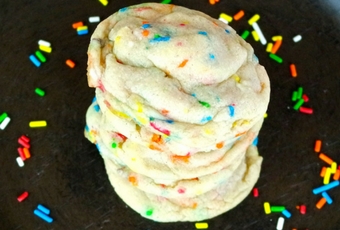 Cake Batter Cookies Recipe by Ever After In The Woods for #CookieSwappinGood 2016