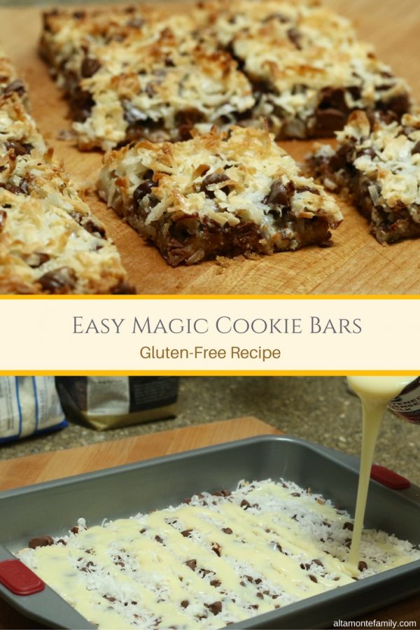 Easy Magic Cookie Bars Gluten-Free
