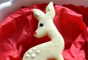 Little Deer Sugar Cookies by Southern Made Simple for #CookieSwappinGood 2016
