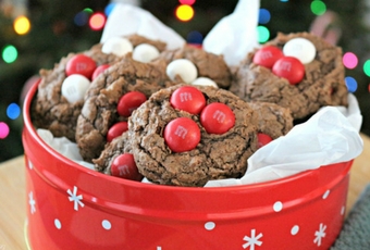 Peppermint Brownie Cookies Recipe by Scrappy Geek for #CookieSwappinGood 2016