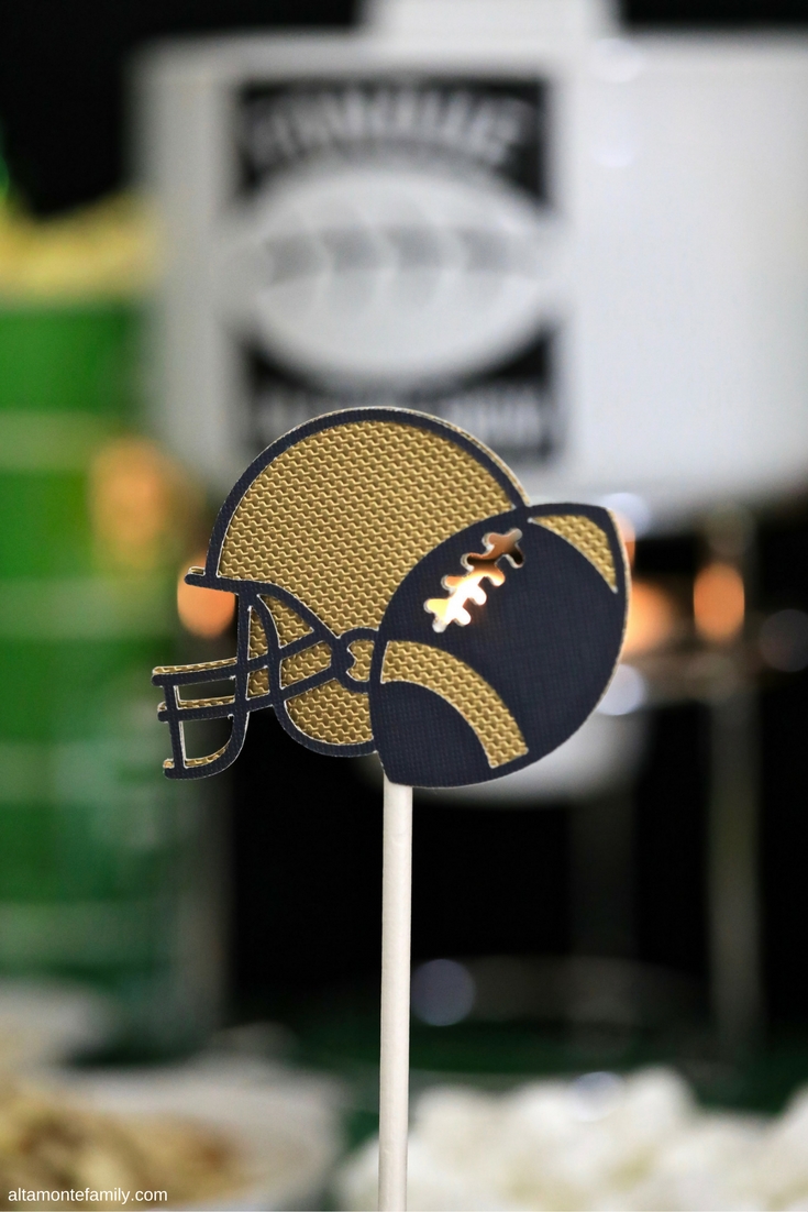 Cricut Explore Air Football Party Decorations - Helmet