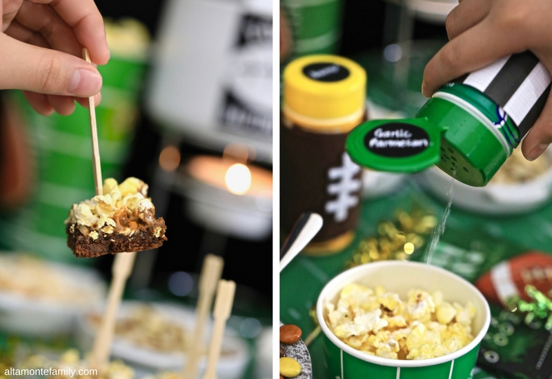 Game Day Popcorn Party Stadium Ideas and Recipe