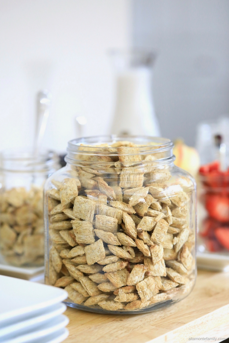 Storage Ideas For Breakfast Cereal - Large Mason Jar