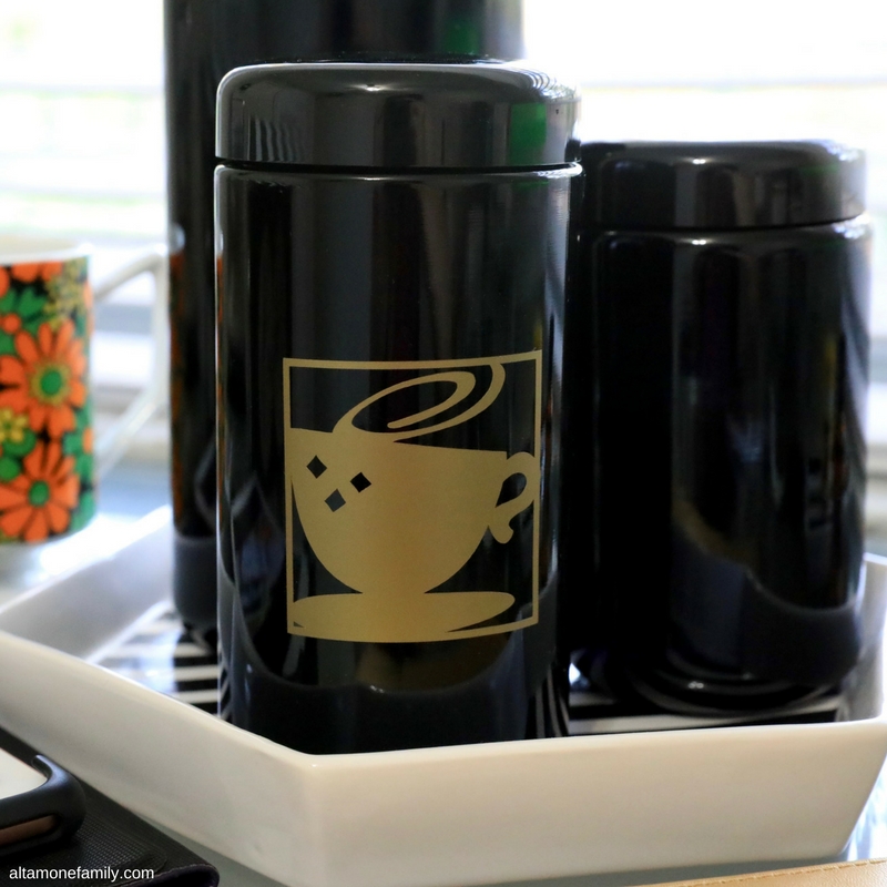 DIY Coffee Storage Jar With Infinity Jars and Cricut Explore Air Transfer Vinyl