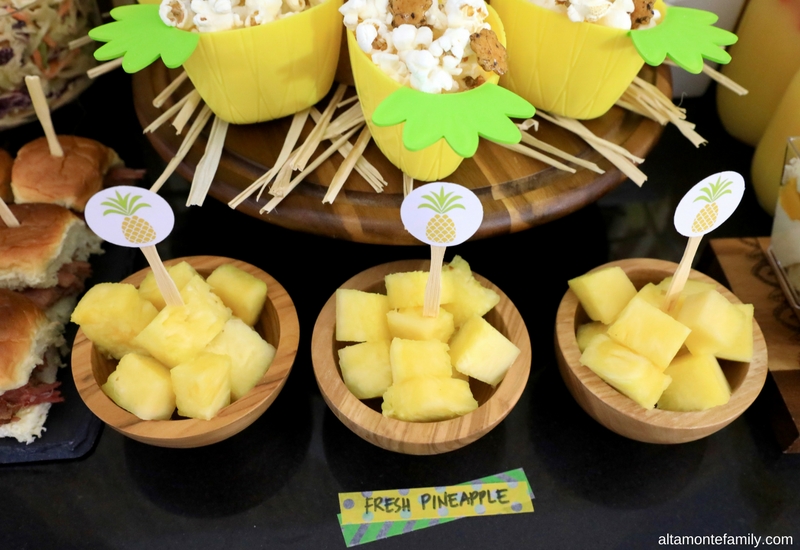 Luau Party Ideas - Hawaiian Food and Decor - Fresh Pineapple