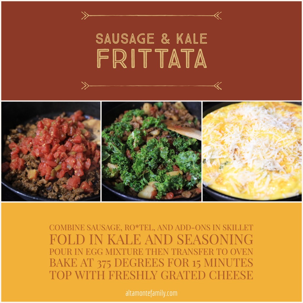 Vegetarian Sausage and Kale Frittata Recipe