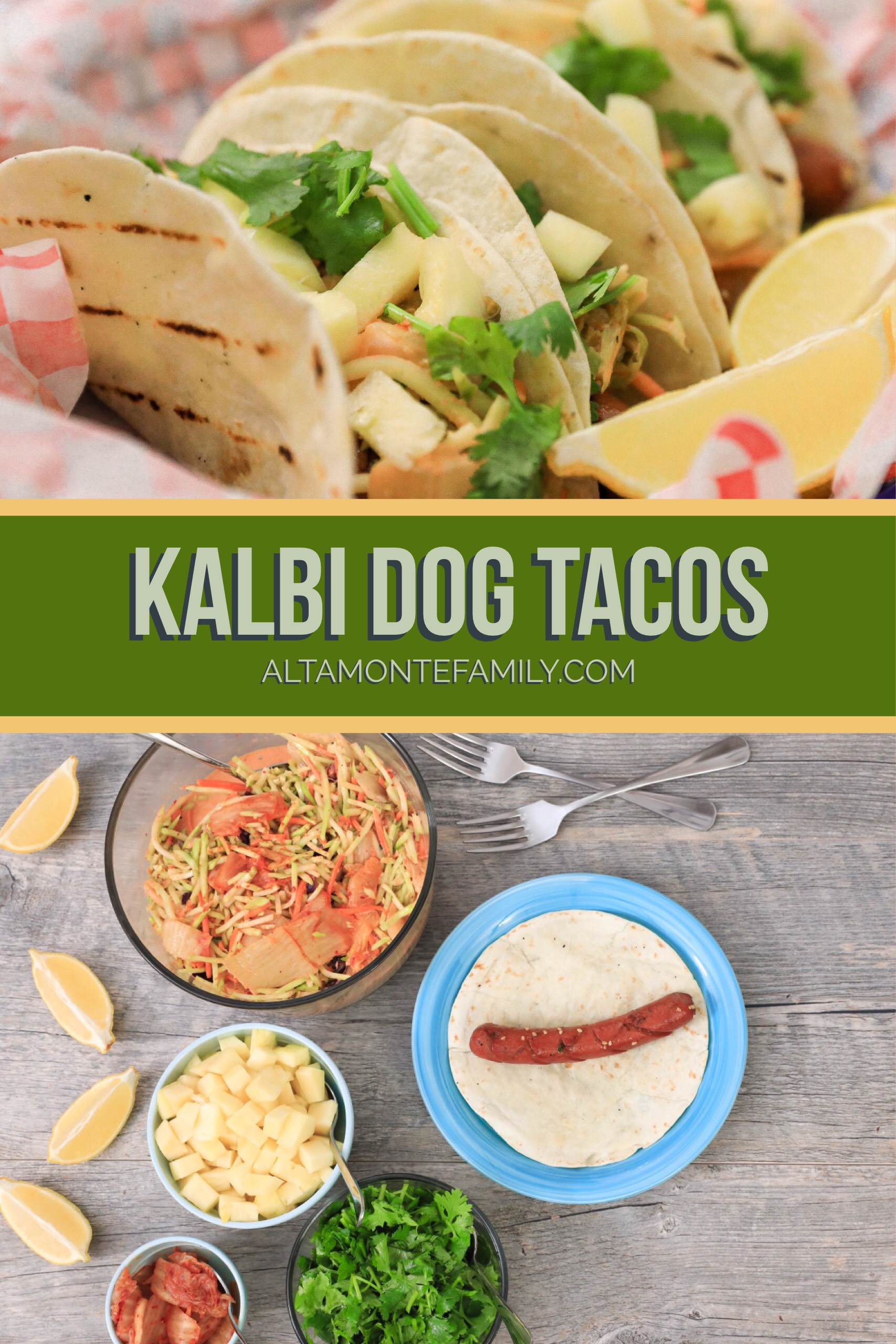 Kalbi Dog Tacos Hotdog Recipe - Korean BBQ Summer Grilling Ideas