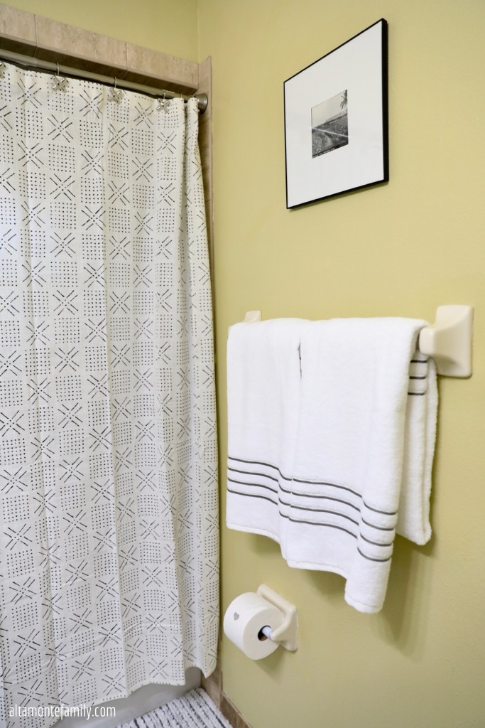 Guest Bathroom Decorating and Cleaning Ideas - Summer Refresh