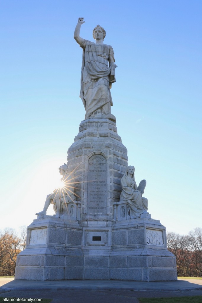 National Monument To The Forefathers - Plymouth Massachusetts - Family Friendly Road Trip Destinations