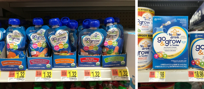 Similac Go and Grow Toddler Pouches and Drink For On The Go Families