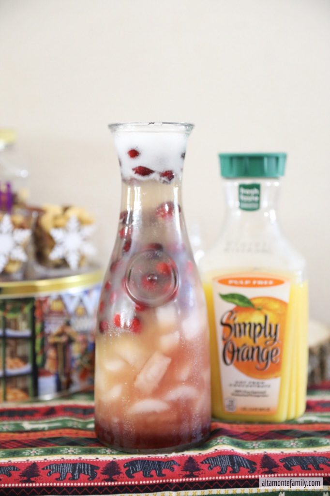 Holiday Drink Recipe Ideas Sparkling Cranberry Orange Punch