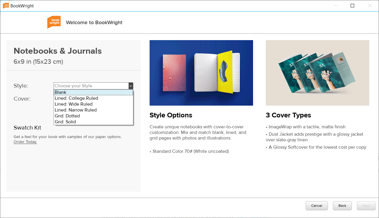 How To Create A Custom Notebook with Blurb BookWright