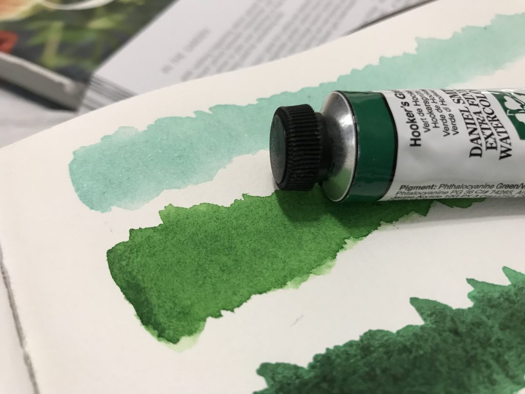 Daniel Smith Hookers Green Watercolor Review