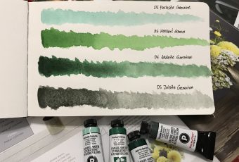 Daniel Smith Watercolor Greens - A Closer Look