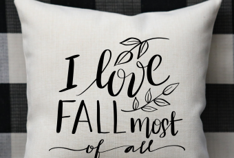 Free SVG for Cricut Explore or Cricut Maker or Silhouette Cameo or Brother Scan n Cut - I Love Fall Most Of All Design