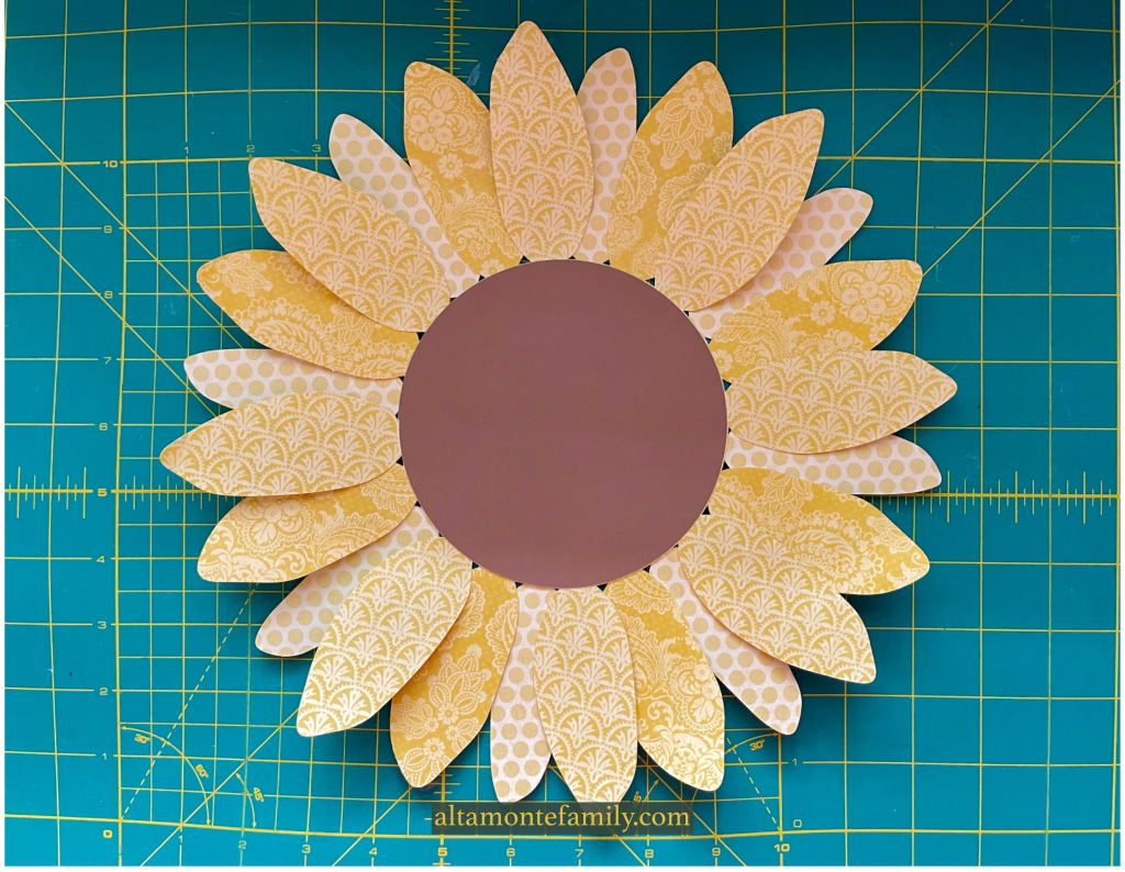 Free Sunflower SVG Cut File for Cricut Explore or Cricut Maker